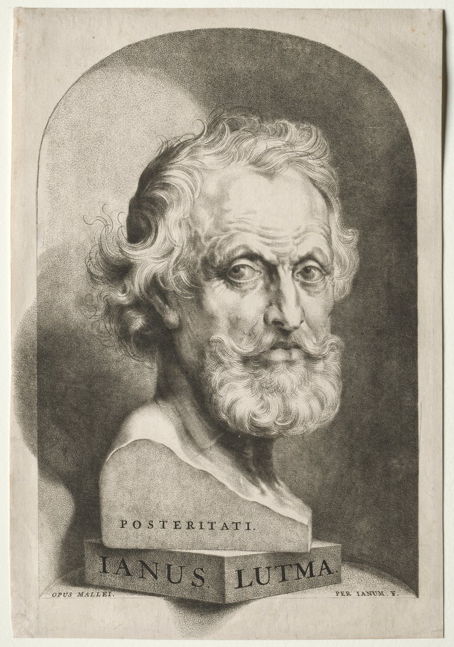Idősebb Janus Lutma portréja alkotó: Jan Lutma II