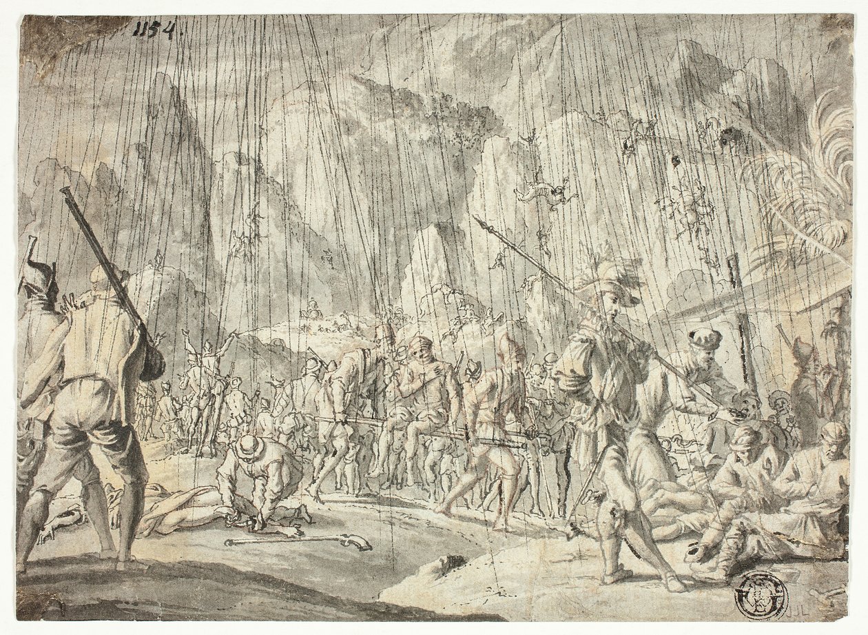 Csata jelenet alkotó: Jan Luyken