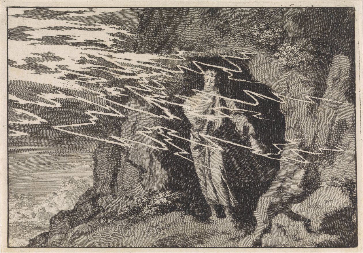 Illés a barlangban alkotó: Jan Luyken