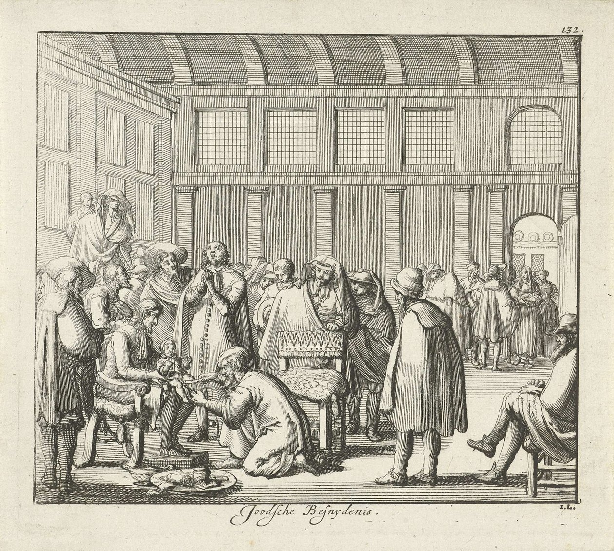 Zsidó körülmetélés alkotó: Jan Luyken