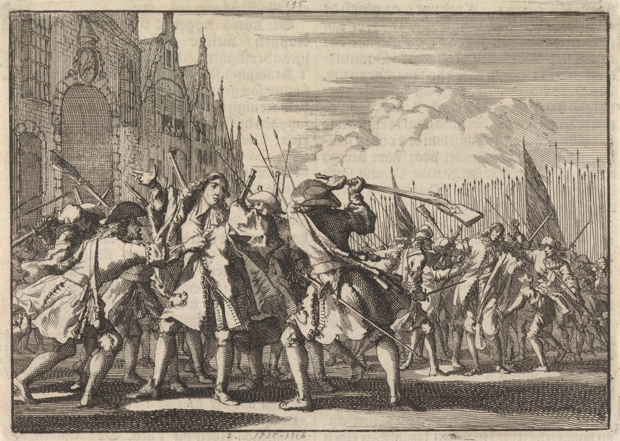 A De Witt testvérek meggyilkolása, 1672 alkotó: Jan Luyken
