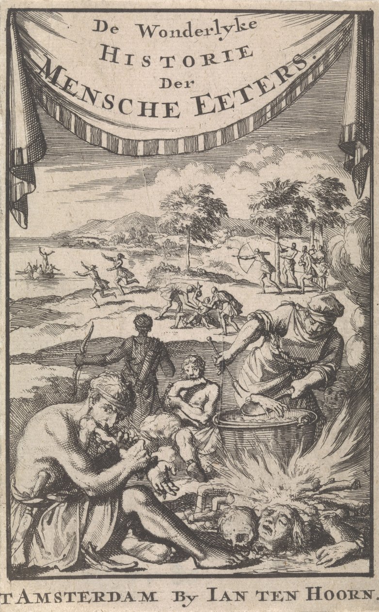 Az emberevők csodálatos története – A. Magyrus, 1696. alkotó: Jan Luyken