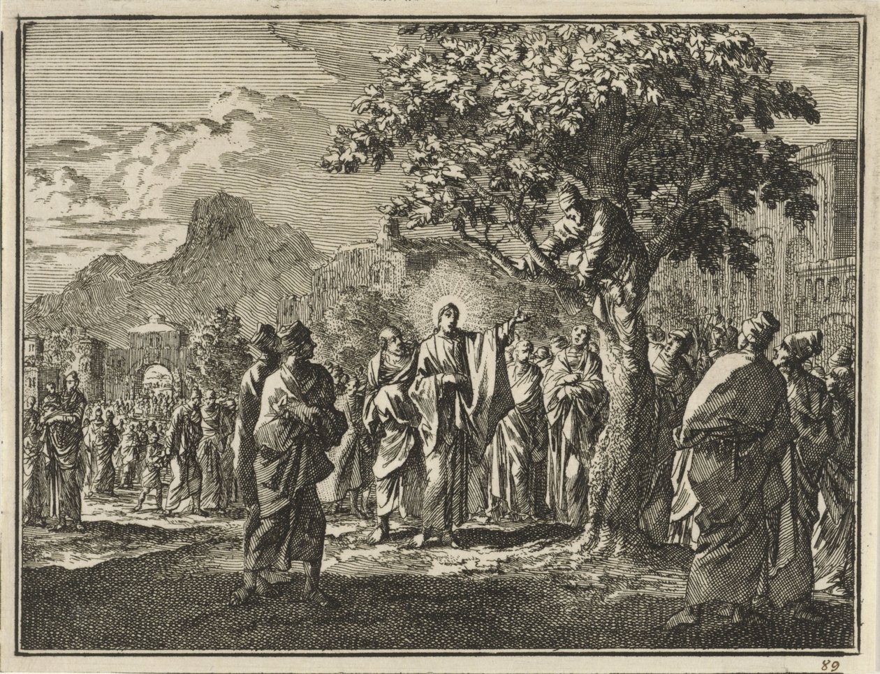 Zakeus a fügefán alkotó: Jan Luyken