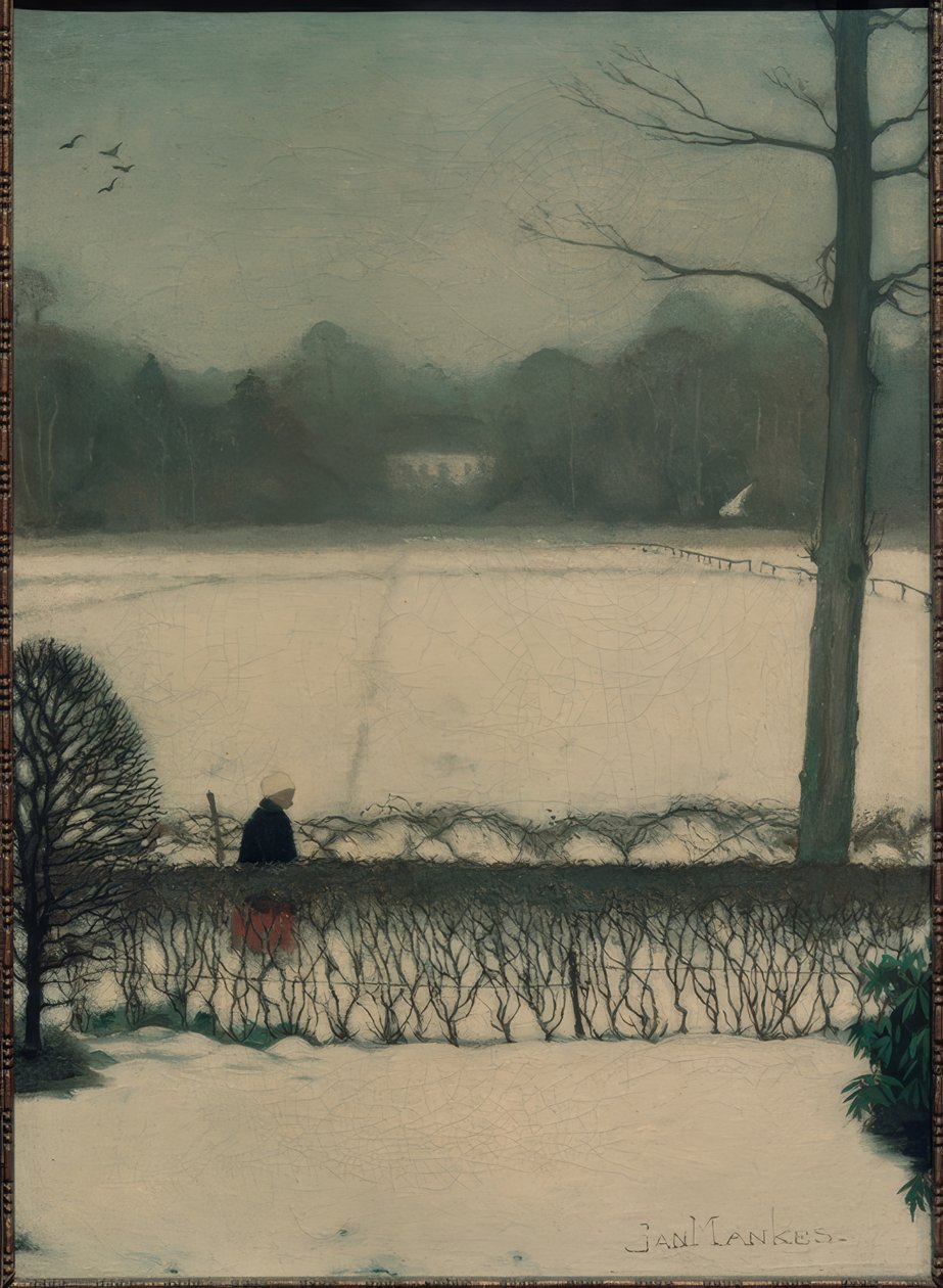 Kilátás az Eerbeek-i stúdióból alkotó: Jan Mankes