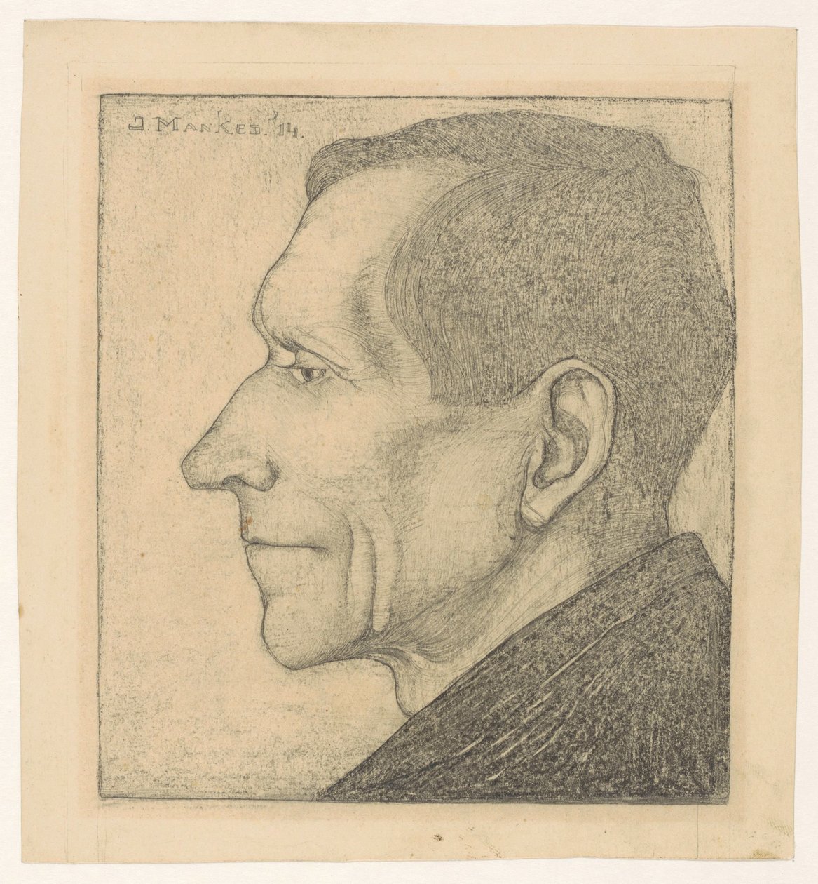 Beint Mankes portréja I alkotó: Jan Mankes