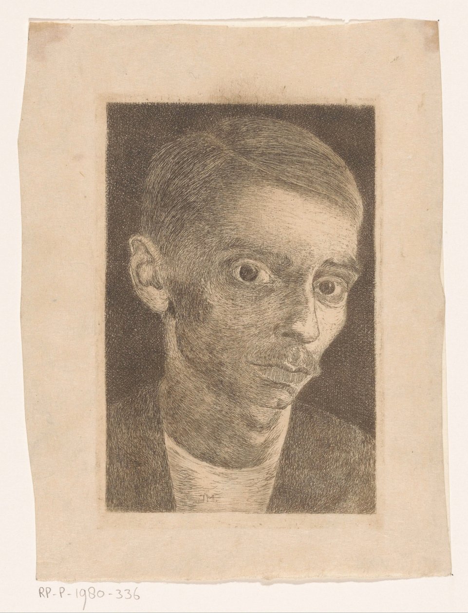Önarckép bajusszal alkotó: Jan Mankes