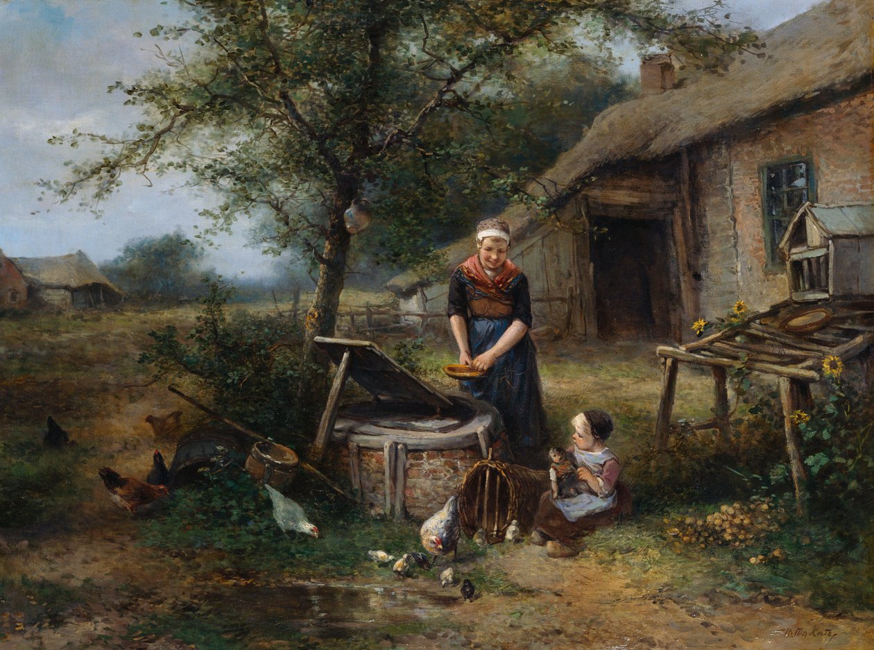 Farmyard boldogság alkotó: Jan Mari Henri Ten Kate