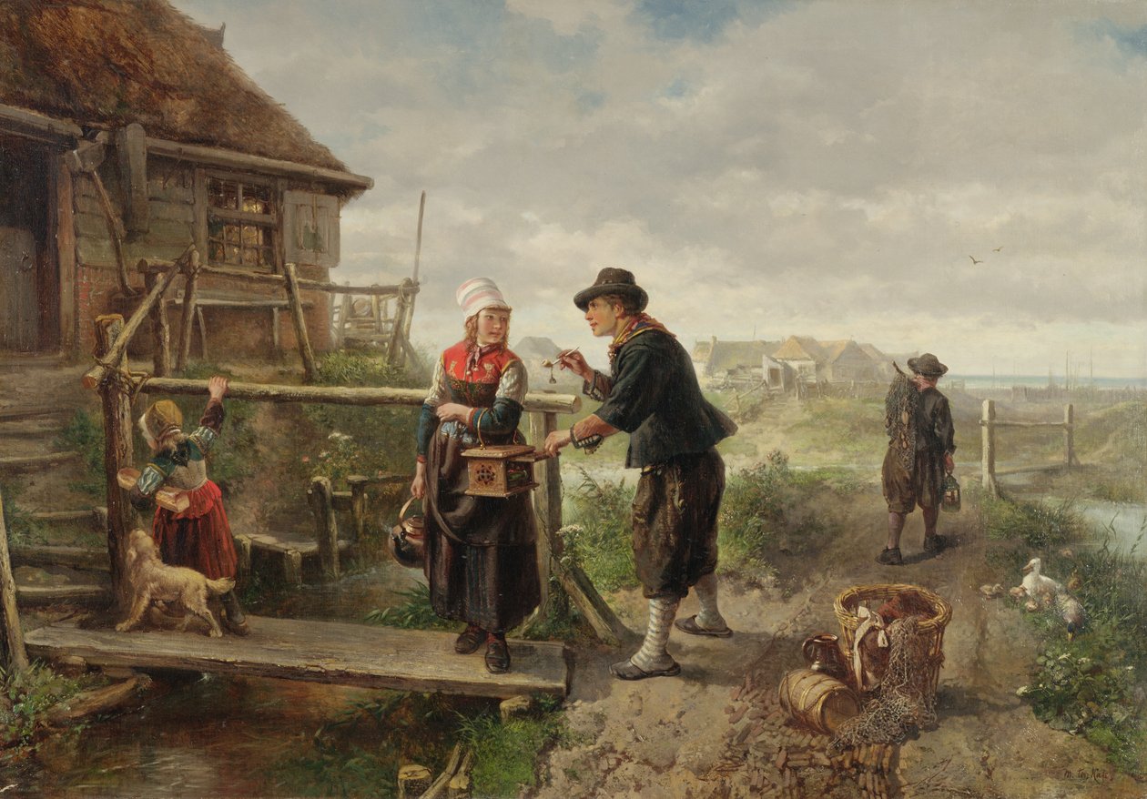 Cső meggyújtása alkotó: Jan Mari Henri Ten Kate