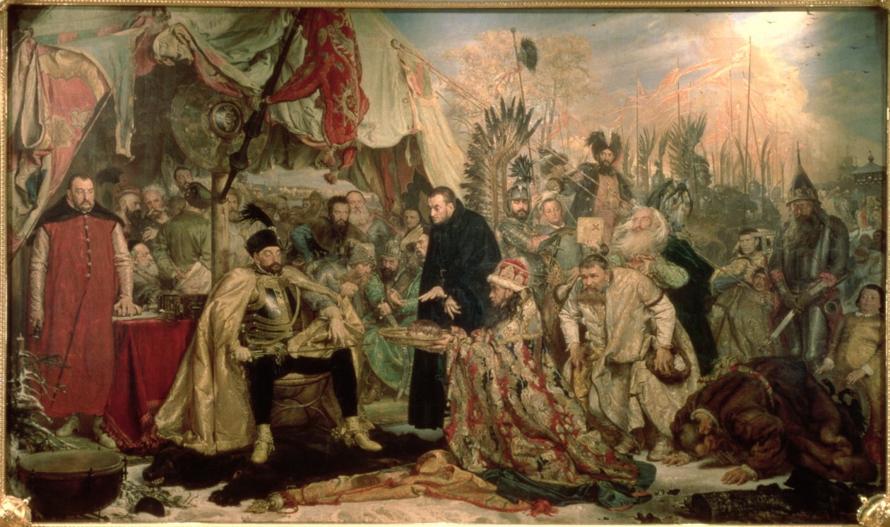 Báthory Pszkovban, 1872 alkotó: Jan Alojzy Matejko