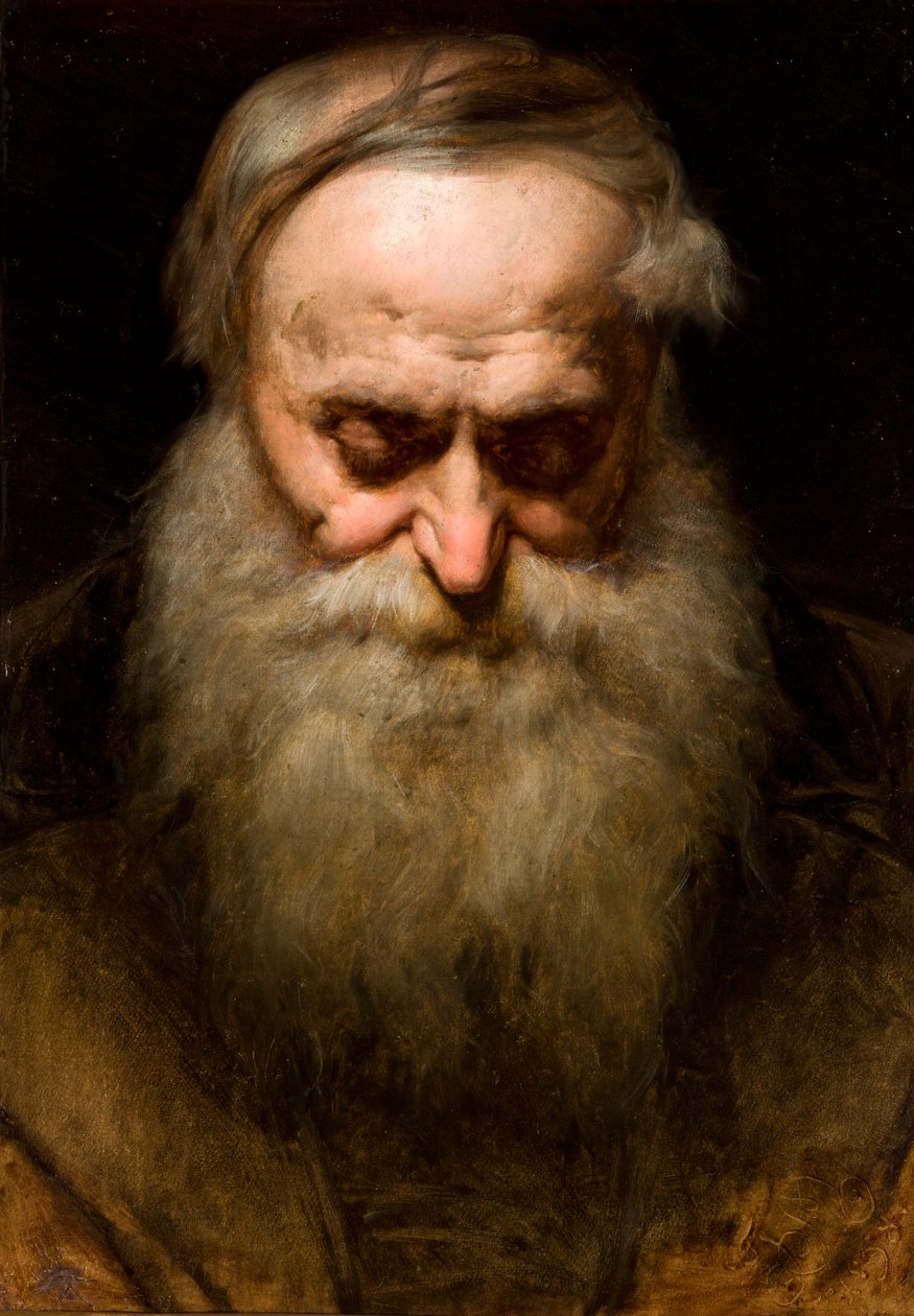 Egy ősz szakállú öregember feje alkotó: Jan Matejko