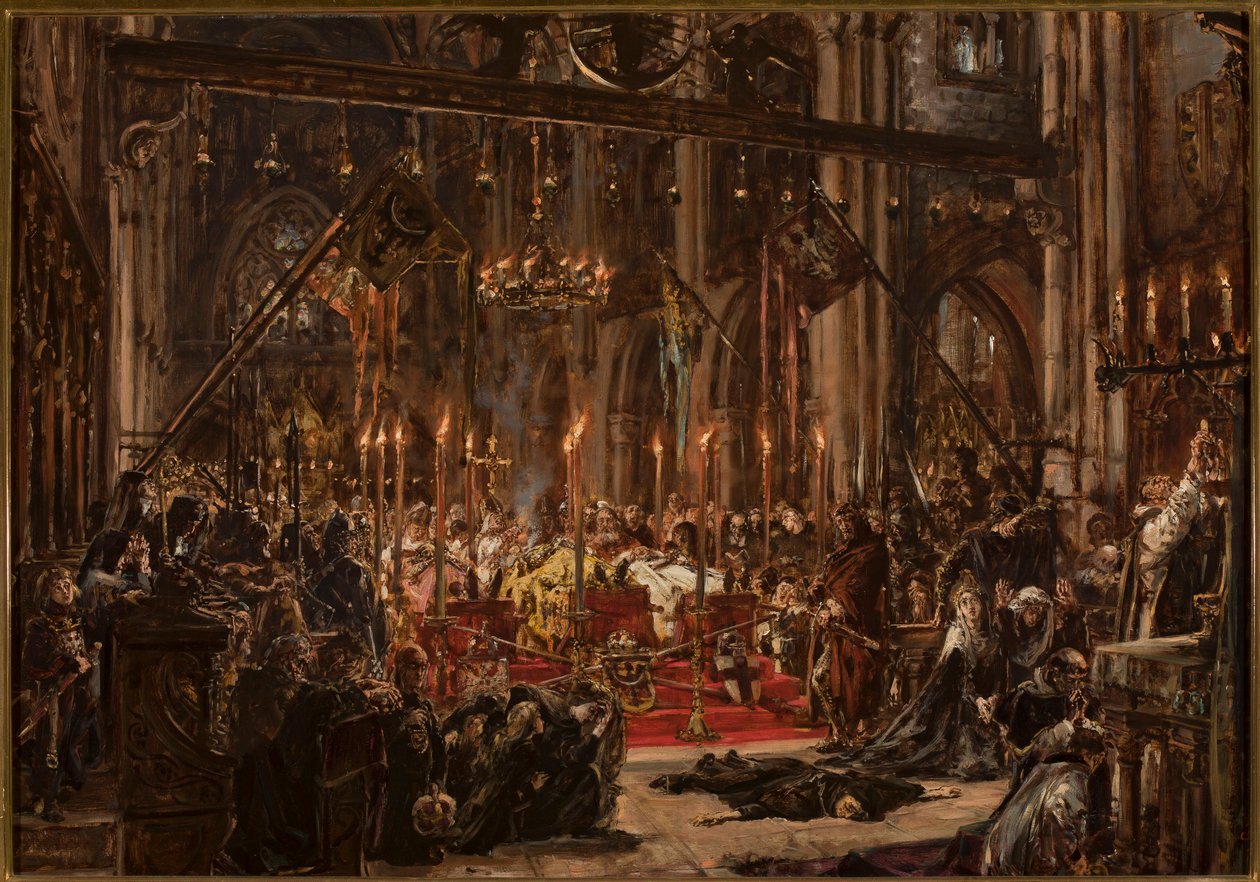 A legnicai vereség. Újjászületés. 1241. alkotó: Jan Matejko