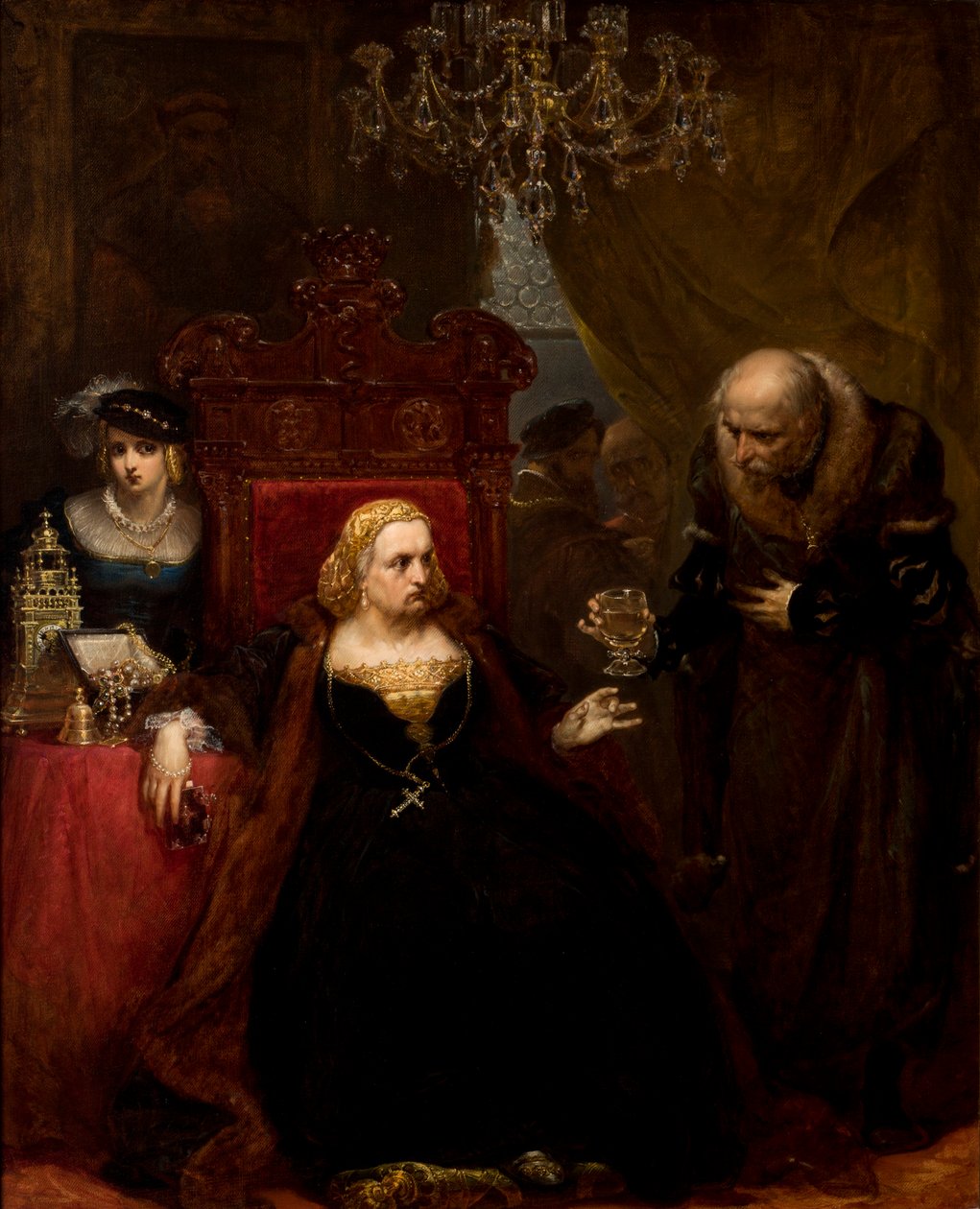 Bona királynő megmérgezése alkotó: Jan Matejko