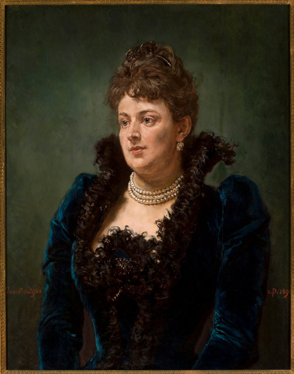 Bona Ossowiecka portréja alkotó: Jan Matejko