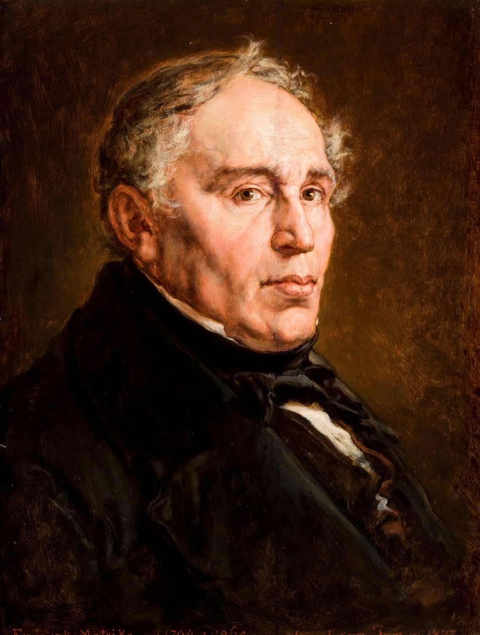 Matejko Ferenc portréja, a művész édesapja. alkotó: Jan Matejko