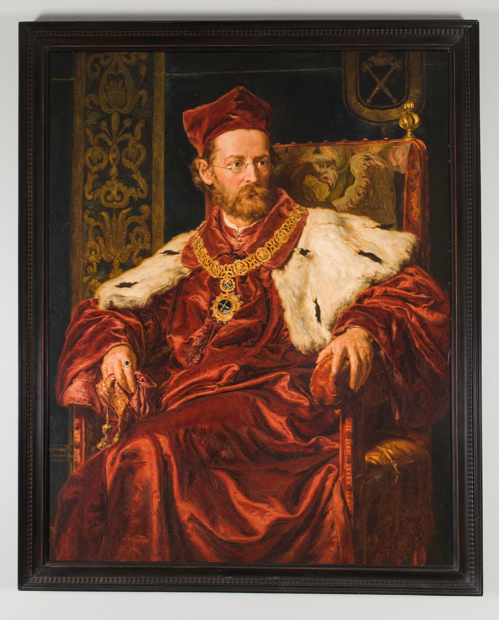 Józef Szujski portréja (1835-1883) alkotó: Jan Matejko