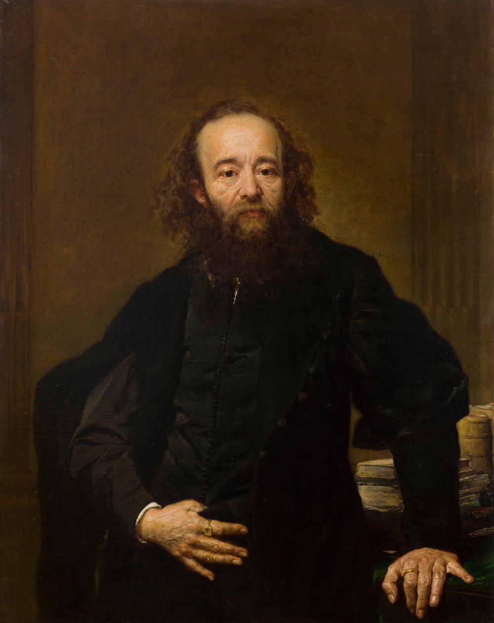 Leonard Serafiński portréja alkotó: Jan Matejko
