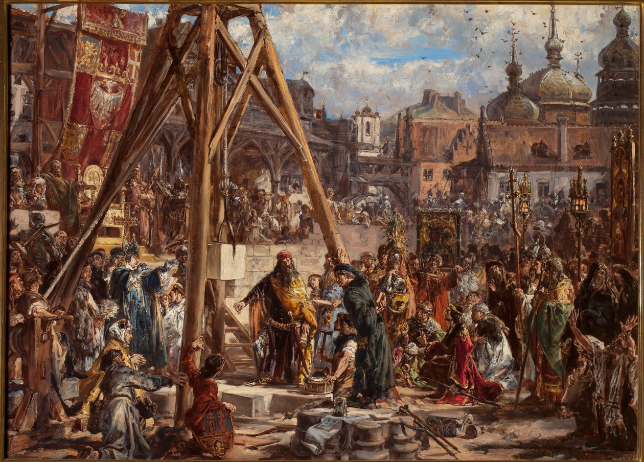 Rusz visszafoglalása. Gazdagság és műveltség. Kr. u. 1366 alkotó: Jan Matejko