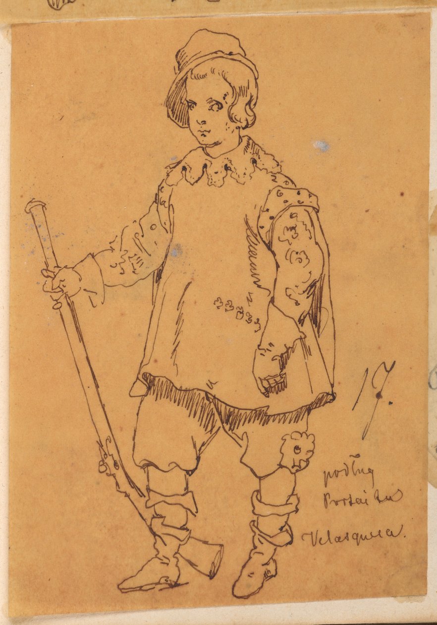 Skarbczyk. Jüngling mit Gewehr. alkotó: Jan Matejko