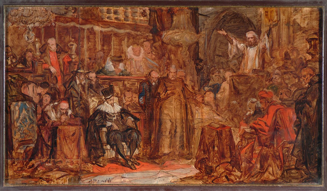 Vázlat a „Skarga-prédikációhoz” alkotó: Jan Matejko