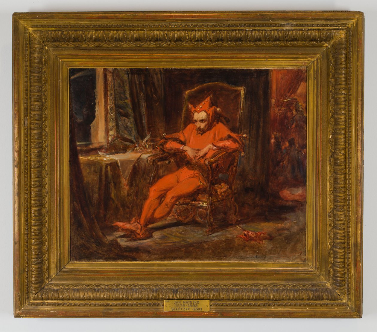 Vázlat a „Stańczyk”-hoz alkotó: Jan Matejko
