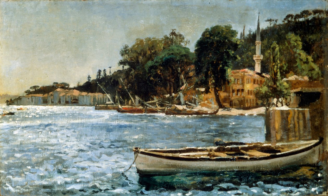 Bebek látképe Konstantinápoly mellett, 1872. alkotó: Jan Alojzy Matejko