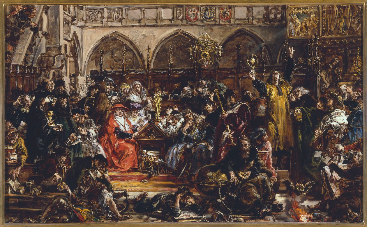 Az egyetem hatása az országra a XV. században. Új áramlatok. Huszitizmus és humanizmus alkotó: Jan Matejko
