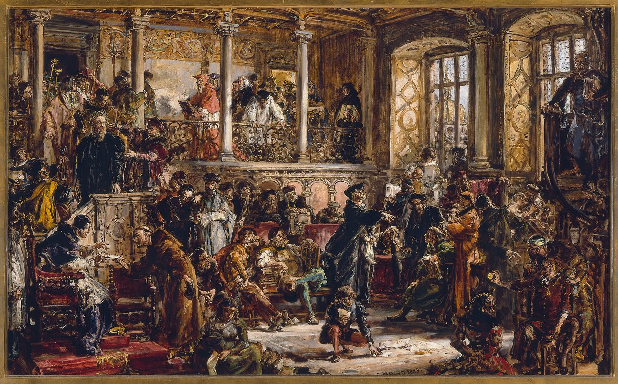 Az irodalom aranykora a XVI. században. Reformáció. A katolicizmus túlsúlya alkotó: Jan Matejko