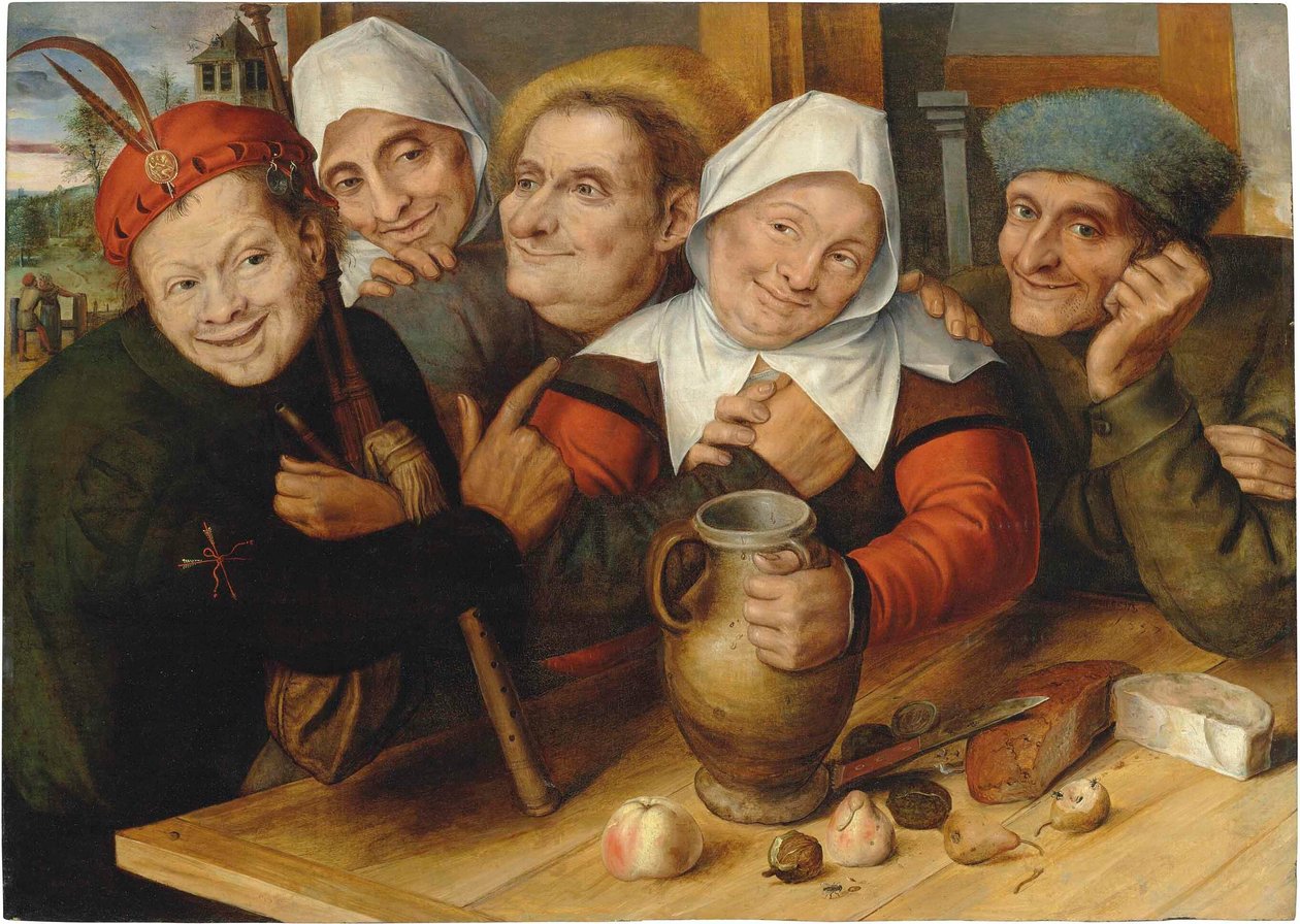 Vidám társaság alkotó: Jan Matsys