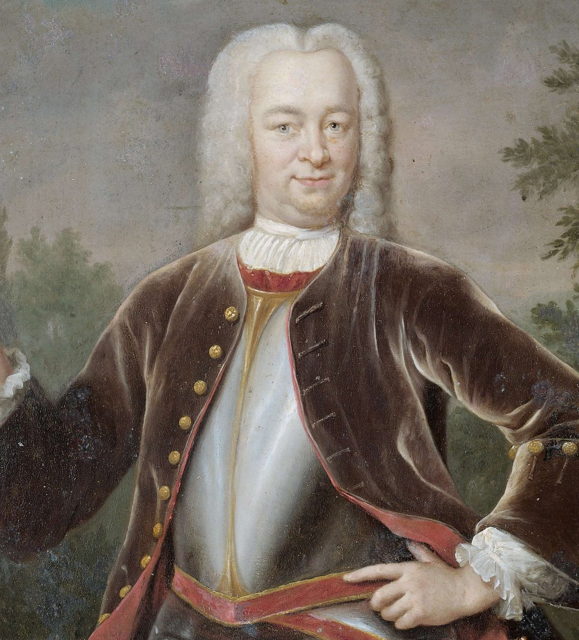 Hollandul: Gustaaf Willem báró van Imhoff (1705-50). Gustaaf Willem van Imhoff báró, a Holland Kelet-indiai Társaság főkormányzója (1743-50) portréja. alkotó: Jan Maurits Quinkhard