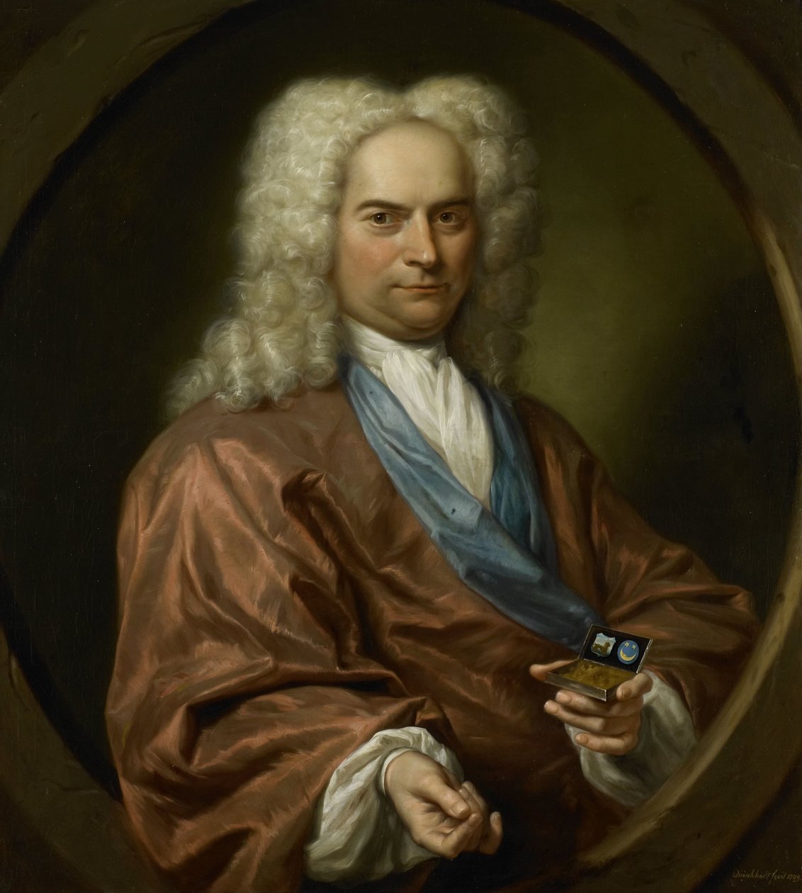 David Leeuw (1682-1755), mennonita drapéria portréja alkotó: Jan Maurits Quinkhard
