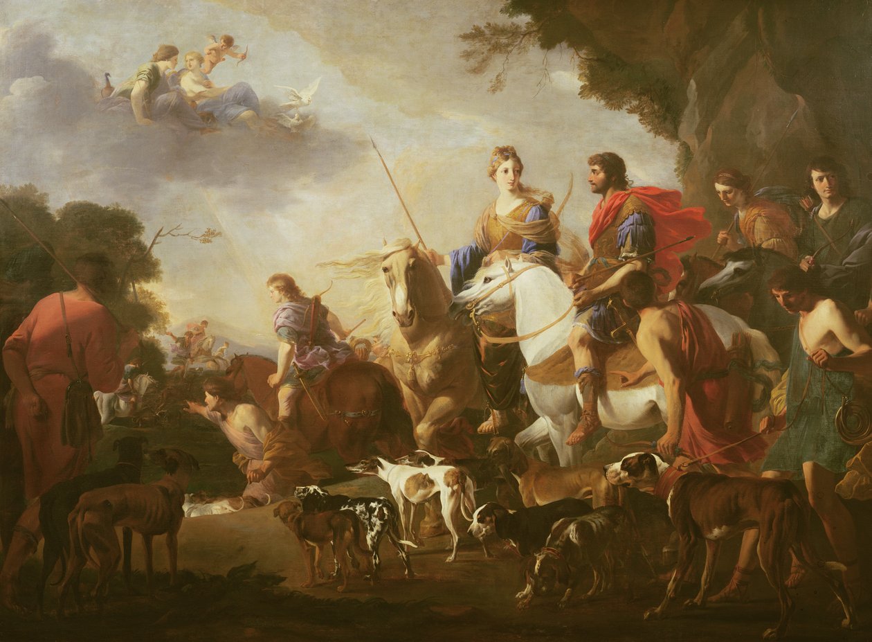 Dido és Aeneas vadászata alkotó: Jan Miel