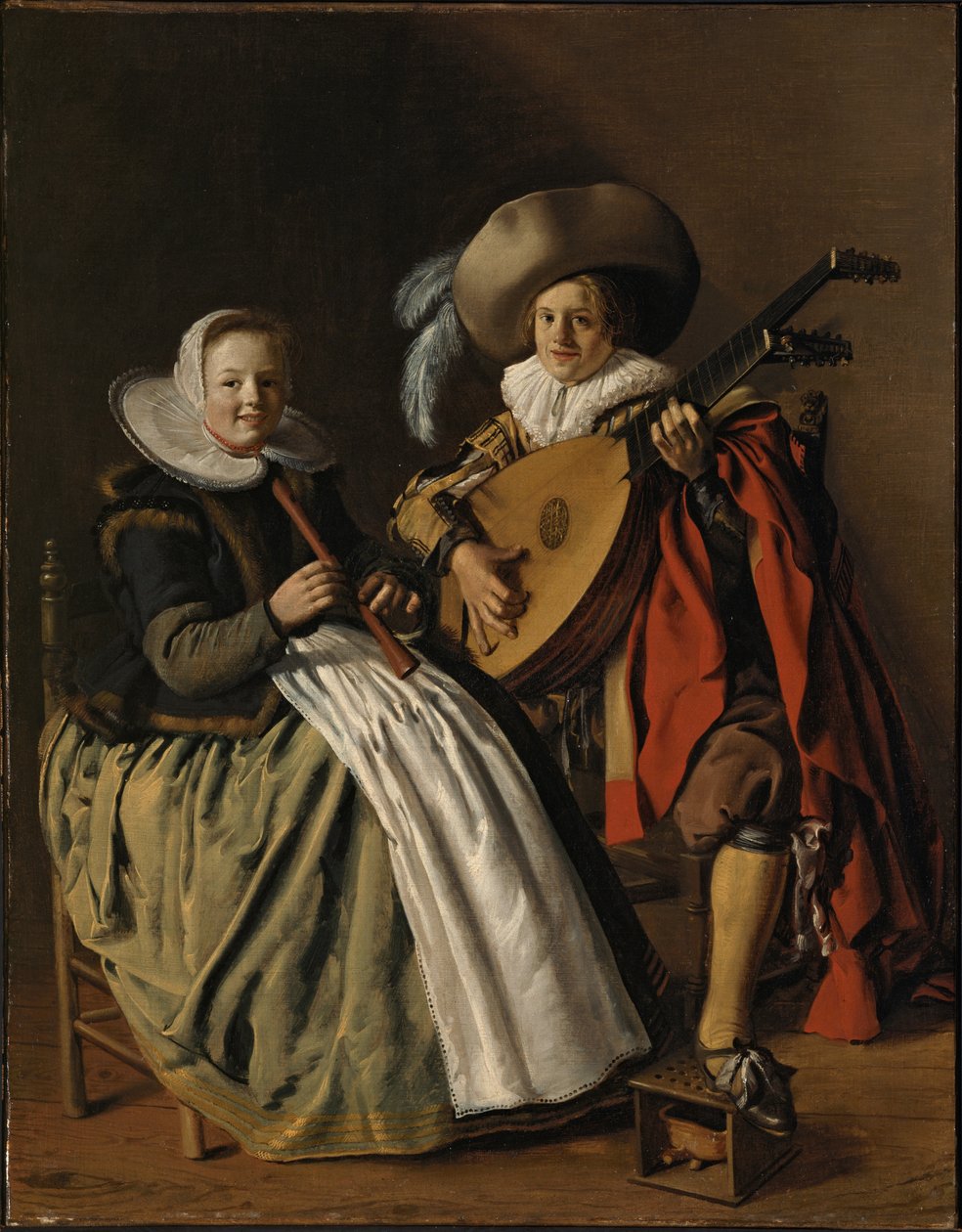 A duett, 1629 körül (olaj, vászon) alkotó: Jan Miense Molenaer