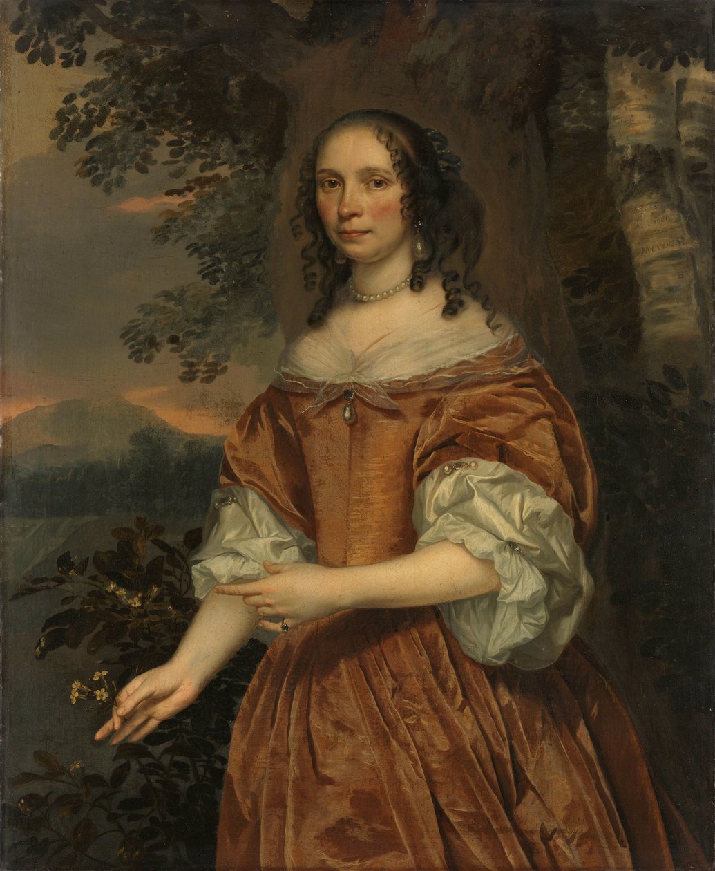 Maria de Witte Françoisdr (szül. 1616). Johan van Beaumont felesége alkotó: Jan Mijtens
