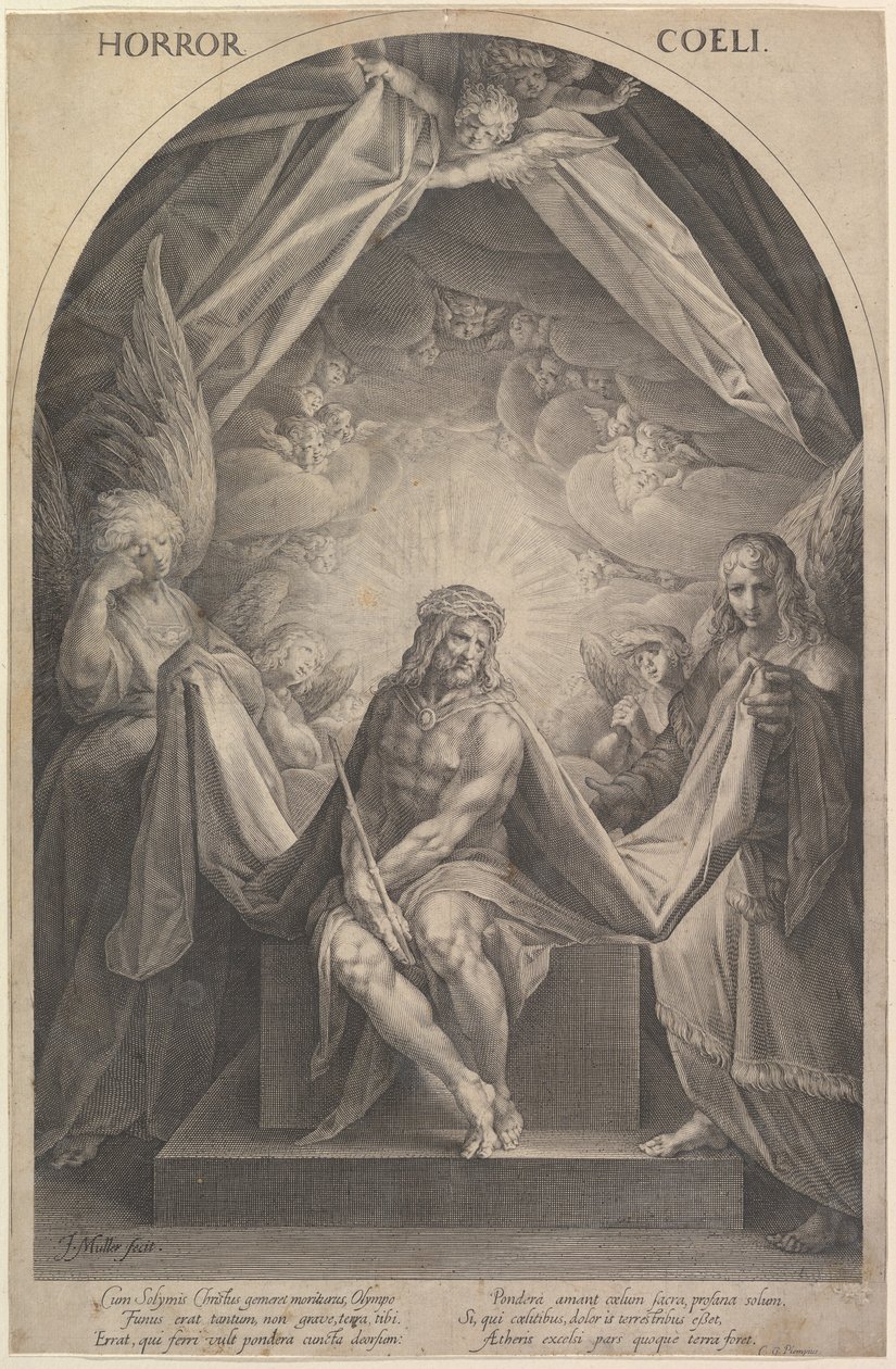 Krisztus, mint a fájdalmak embere, kb. 1610. alkotó: Jan Muller