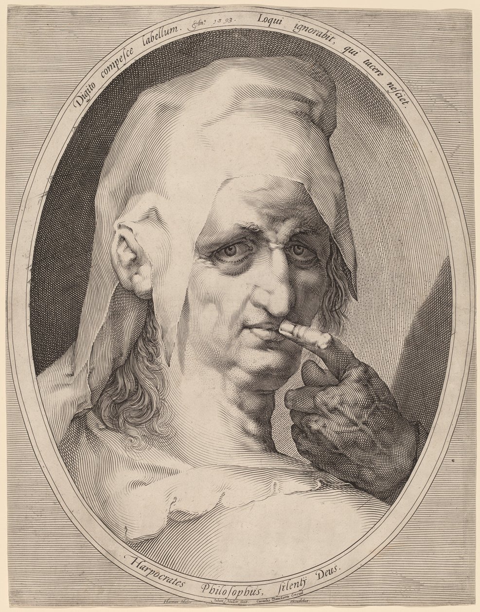 Harpocrates alkotó: Jan Muller