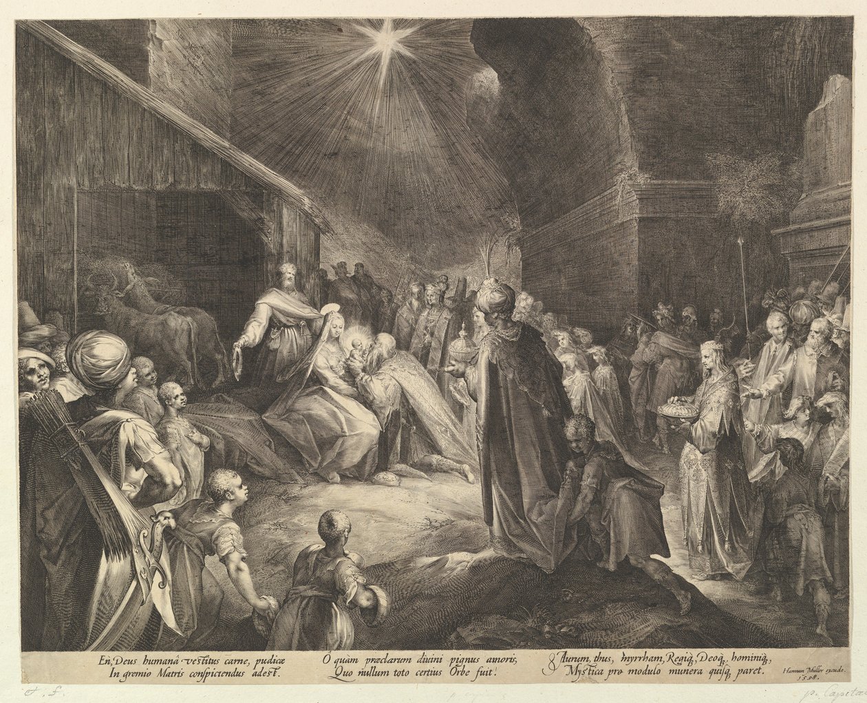 A mágusok imádása, kb. 1625. alkotó: Jan Muller