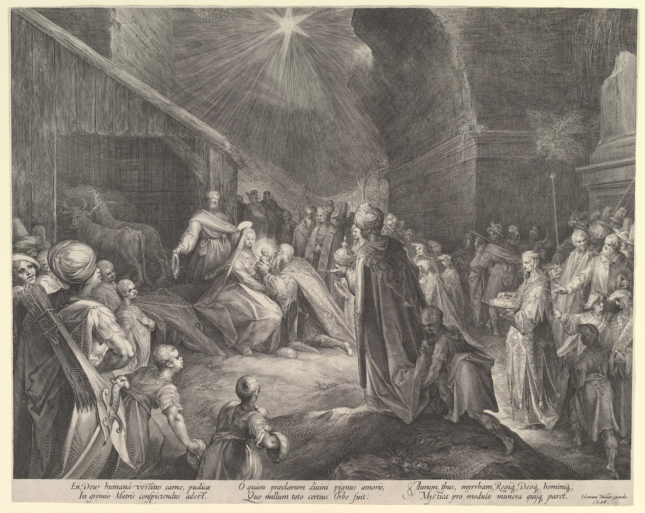 A mágusok imádása, kb. 1626. alkotó: Jan Muller