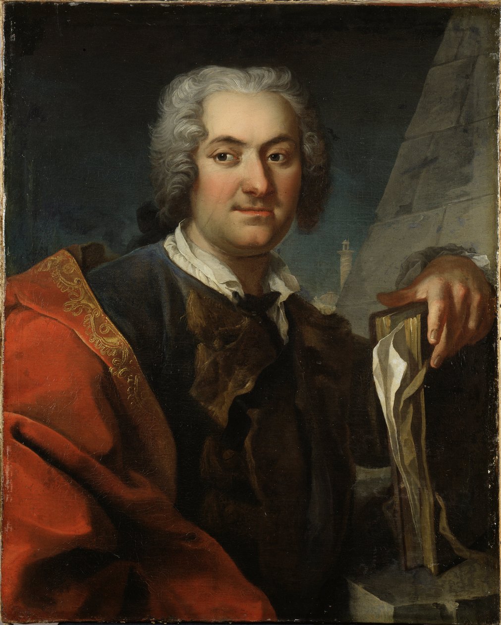 Carl Harleman báró, svéd építész – Carl Harleman báró portréja alkotó: Jan Mytens or Mijtens