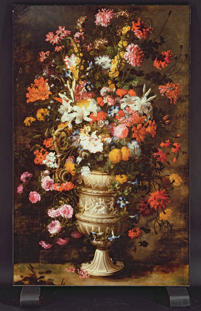 Virágok figurás vázában (olaj, vászon) alkotó: Jan Peeter Brueghel