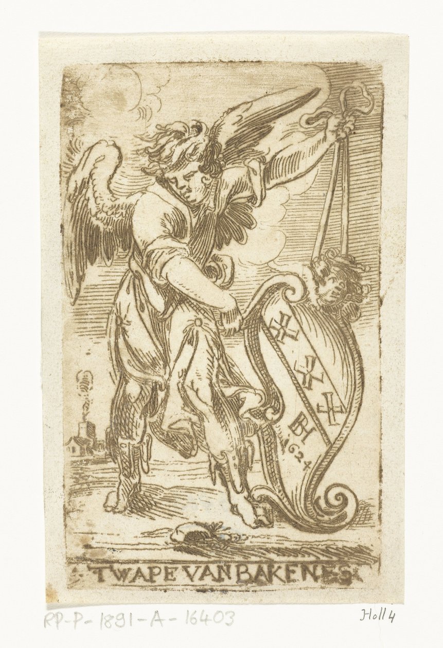 A Bakkenes család címere A Wapen van Bakenes (cím a tárgyon) alkotó: Jan Philipsz. van Bouckhorst
