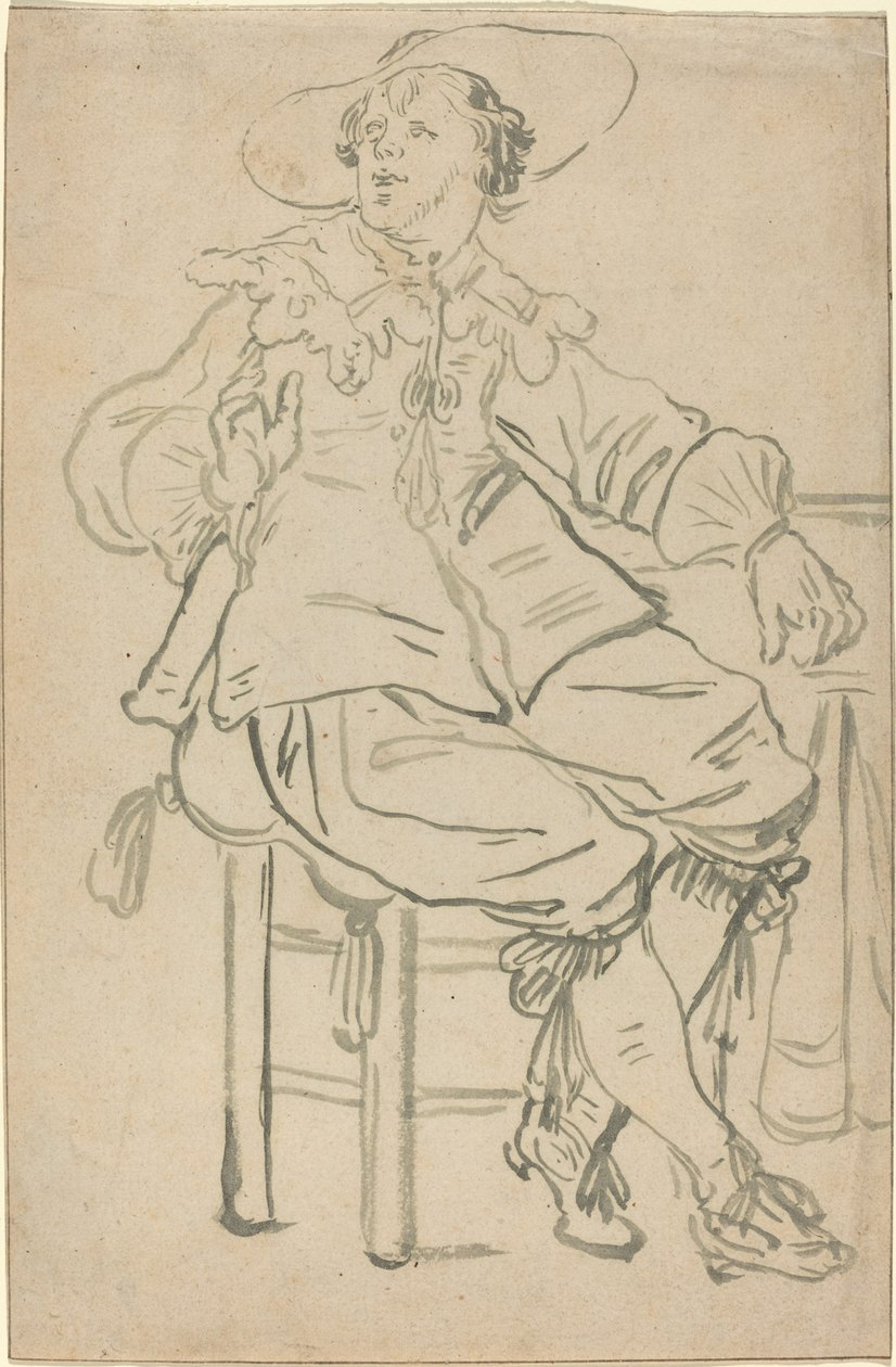 Ülő Cavalier alkotó: Jan Philipz van Bouckhorst