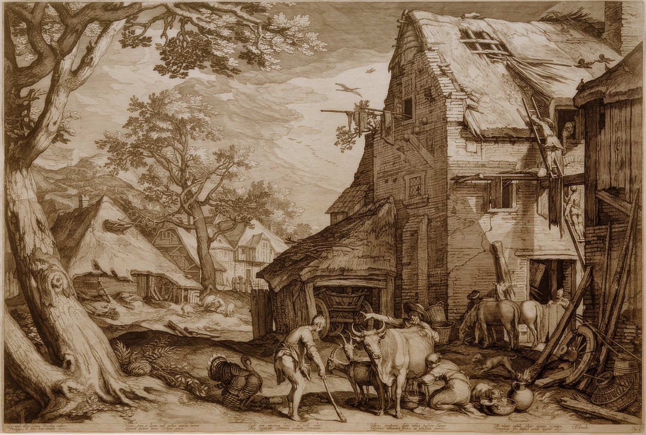 A tékozló fiú mint disznópásztor alkotó: Jan Pietersz Saenredam