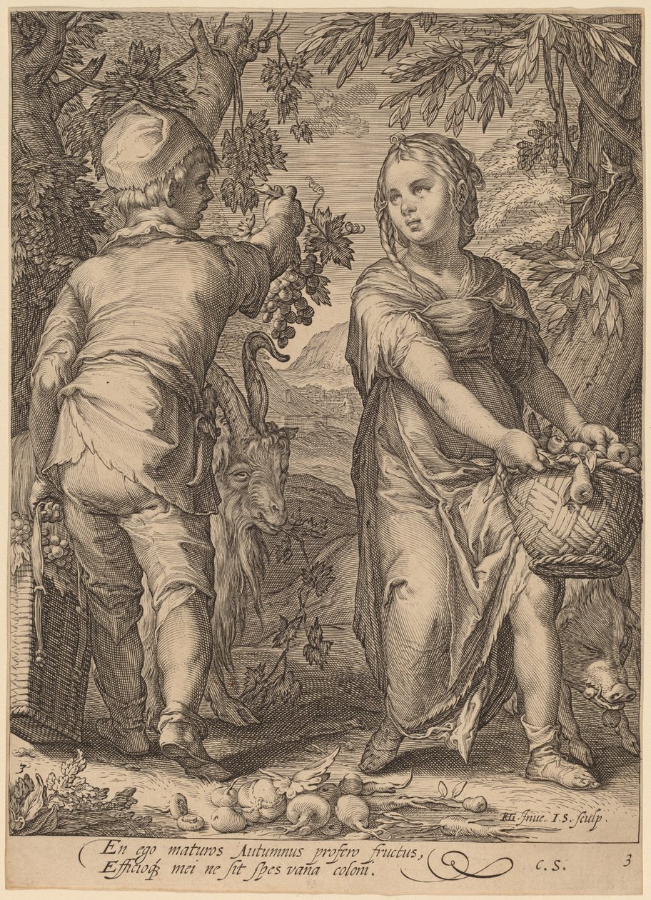 Ősz alkotó: Jan Pietersz Saenredam after Hendrik Goltzius