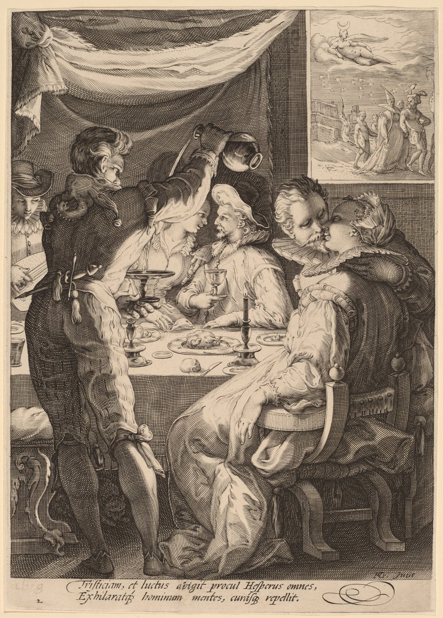 Este alkotó: Jan Pietersz Saenredam, after Hendrik Goltzius