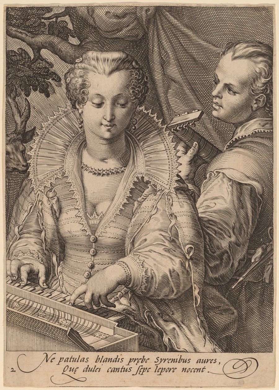 Meghallgatás alkotó: Jan Pietersz Saenredam after Hendrik Goltzius