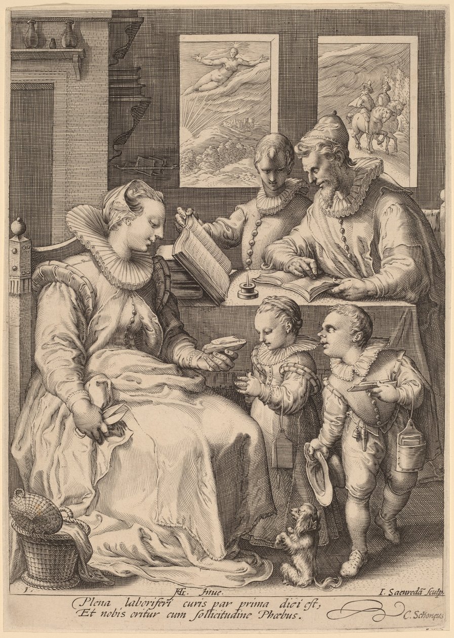 Reggel alkotó: Jan Pietersz Saenredam, after Hendrik Goltzius