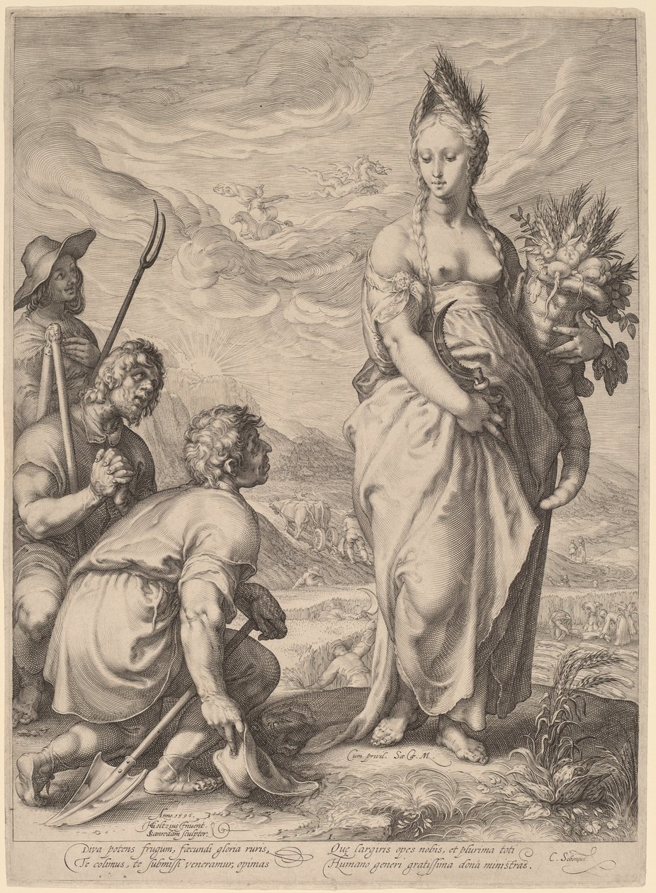 Ceres kultusza alkotó: Jan Pietersz Saenredam, after Hendrik Goltzius