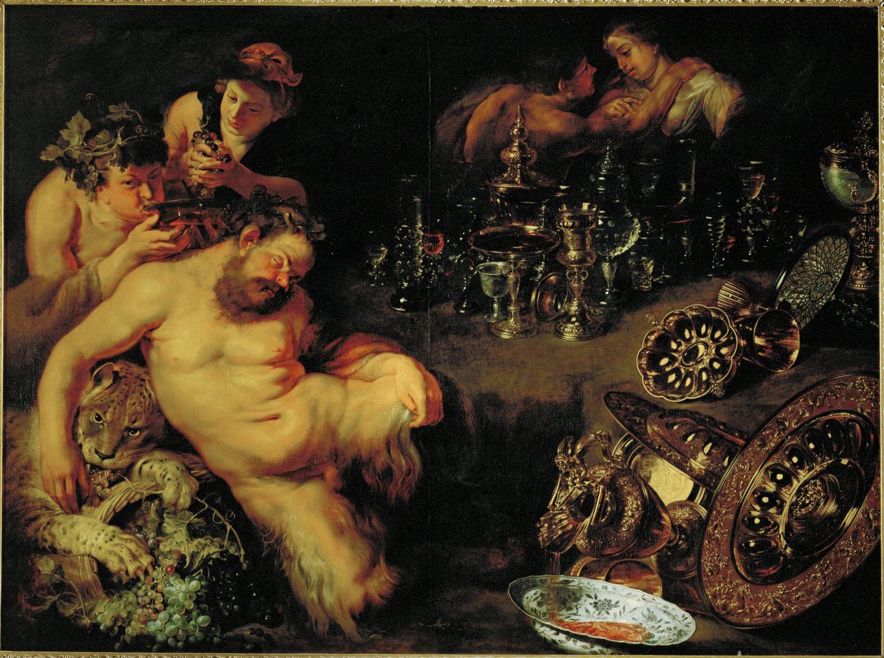 Részeg Silenus (olaj, vászon) alkotó: Jan & Rubens P.P. (1577-1640) Brueghel