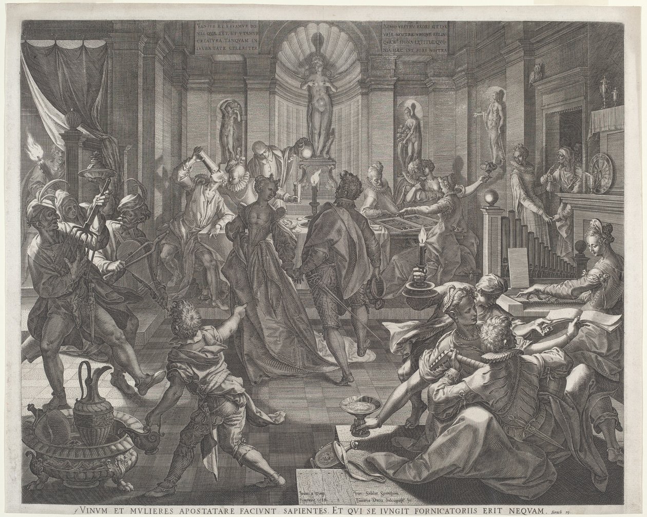 Örömház alkotó: Jan Sadeler I, after Joos van Winghe