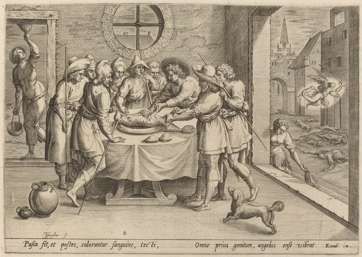 Felkészülés a húsvétra alkotó: Jan Sadeler I, after Maarten van Cleef
